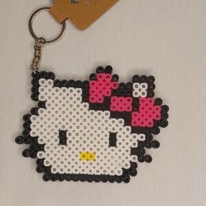 Hello kitty and friends perler bead Keychains